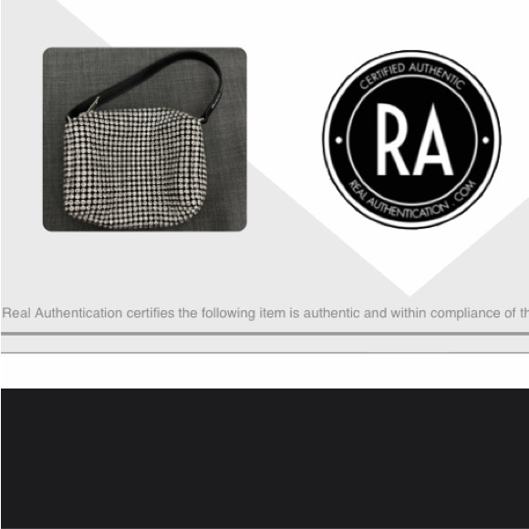 Alexander Wang heiress pouch in rhinestone mesh handbag silver AUTHENTIC - Picture 13 of 13